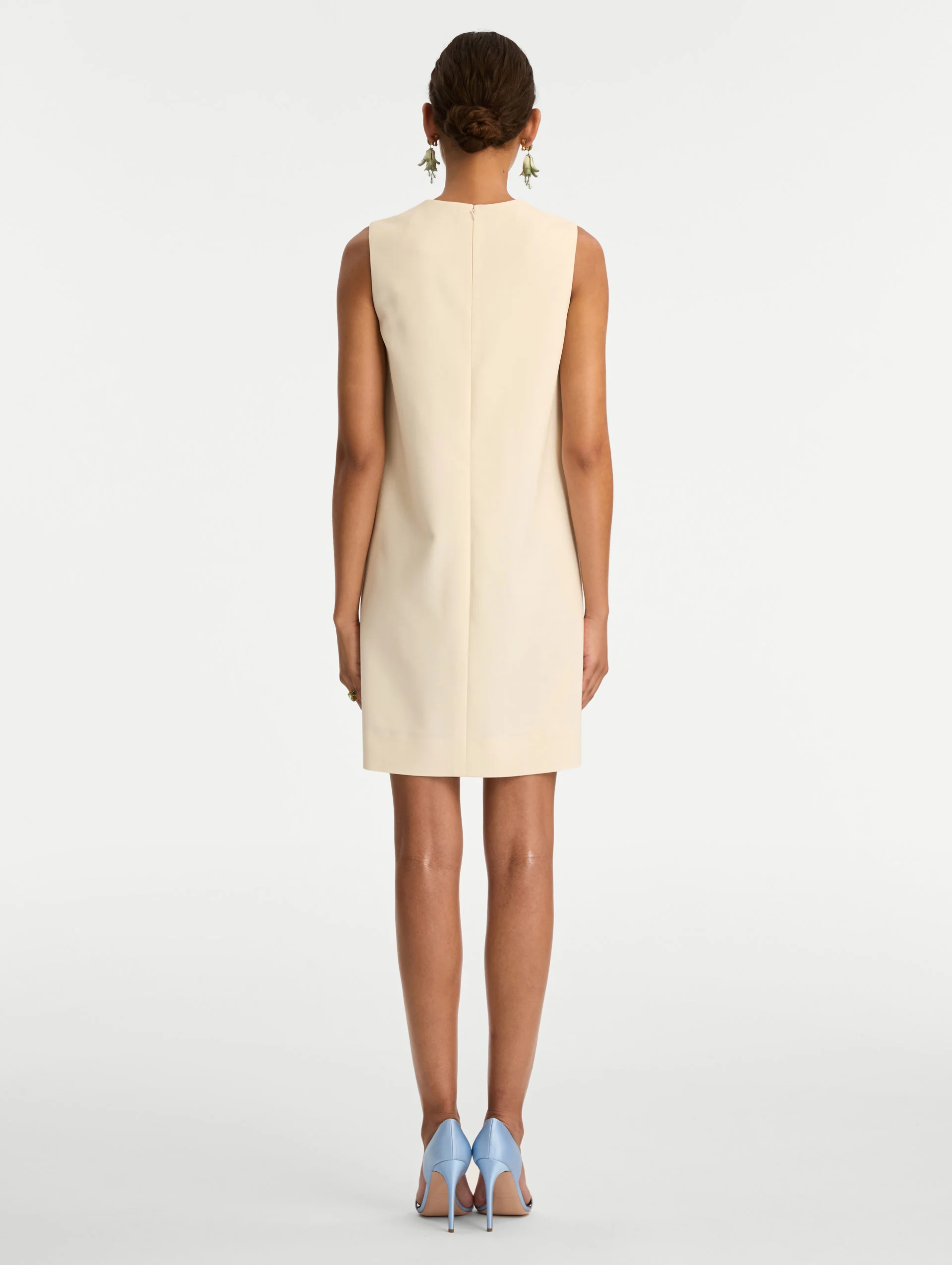 Allium Wool Shift Dress - Image 4