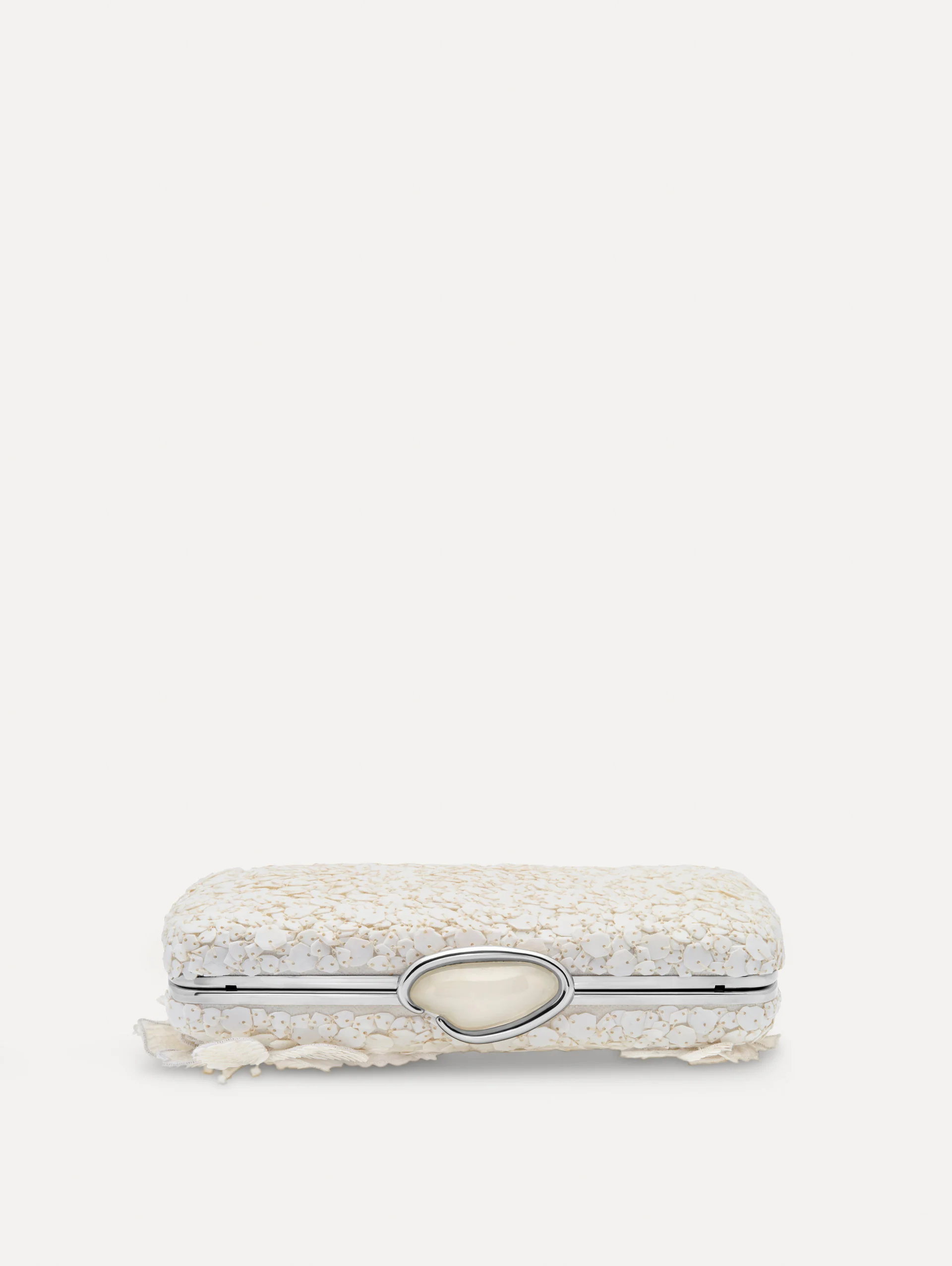 Cherry Blossom Embroidered O Minaudière - Image 4