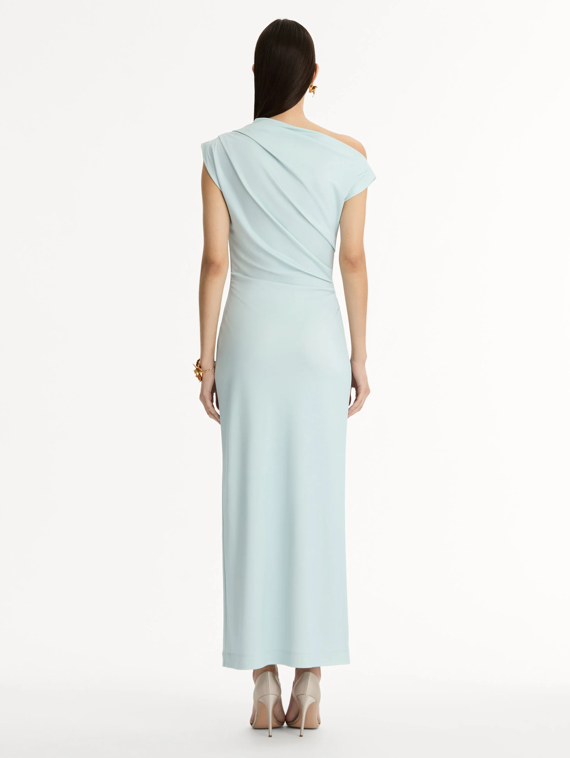 Chiné Cyclamen Jersey Dress - Image 3