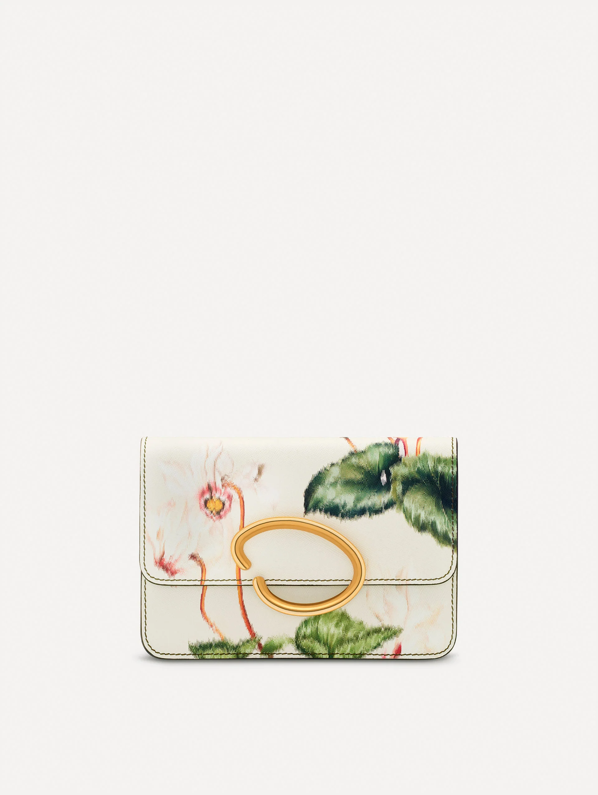 Cyclamen-Printed O Pochette - Image 4