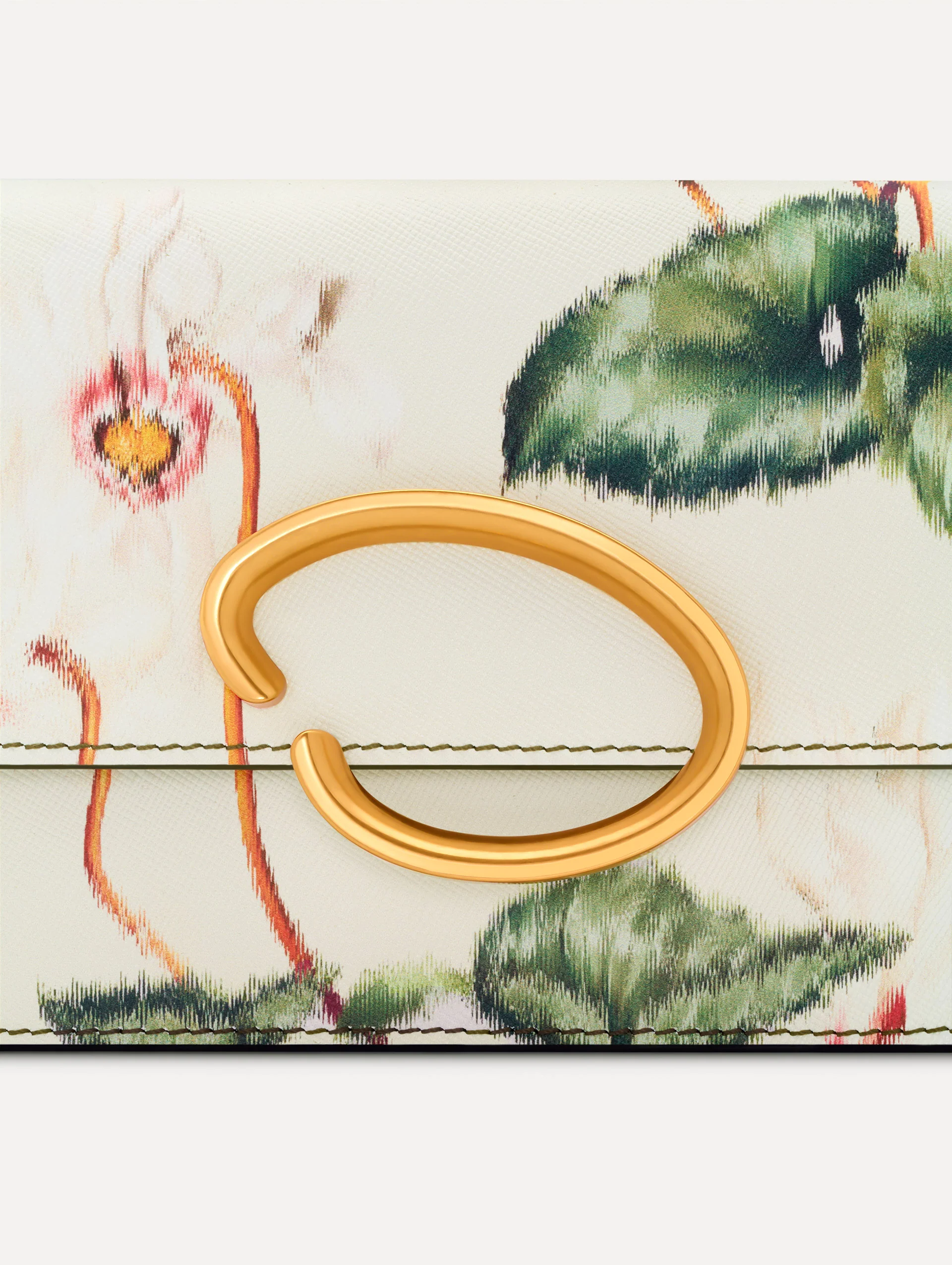 Cyclamen-Printed O Pochette - Image 6