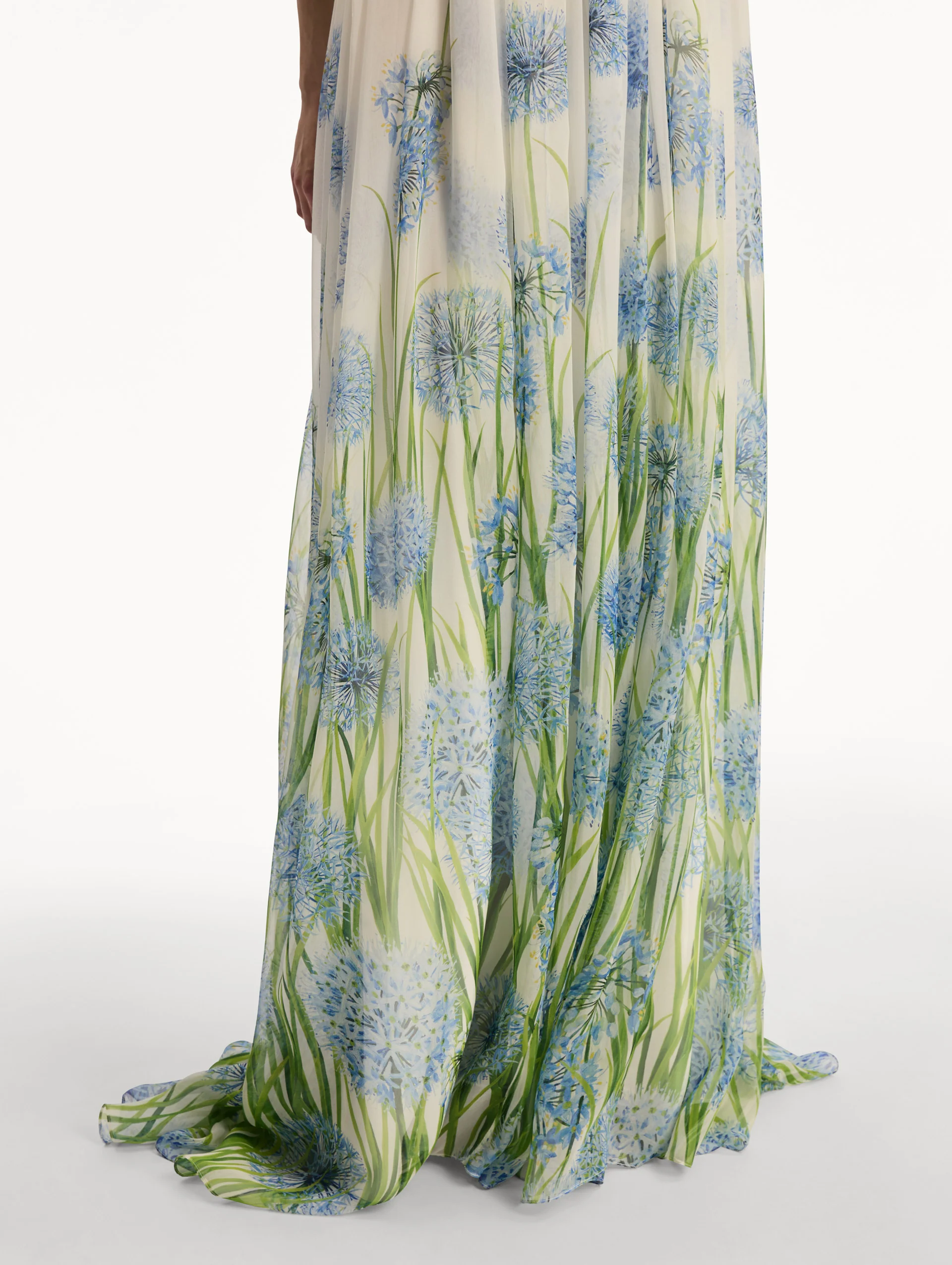 Degradé Allium Chiffon Gown - Image 5
