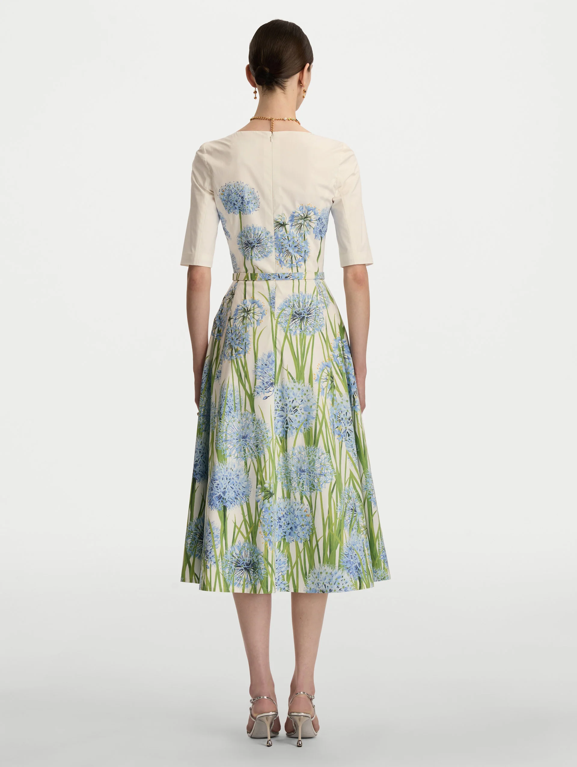 Degradé Allium Cotton Poplin Dress - Image 3