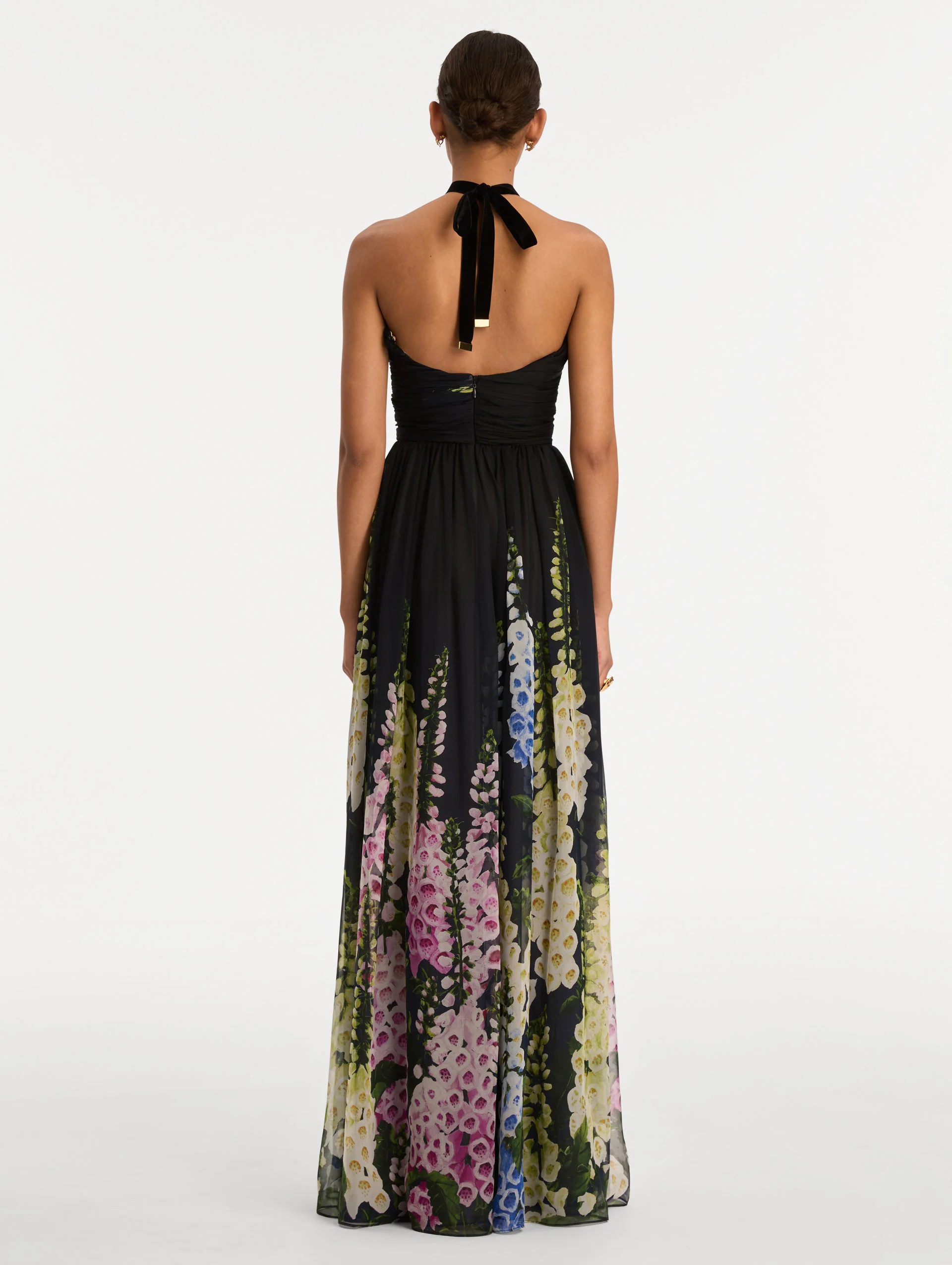 Degradé Foxglove Chiffon Gown - Image 3