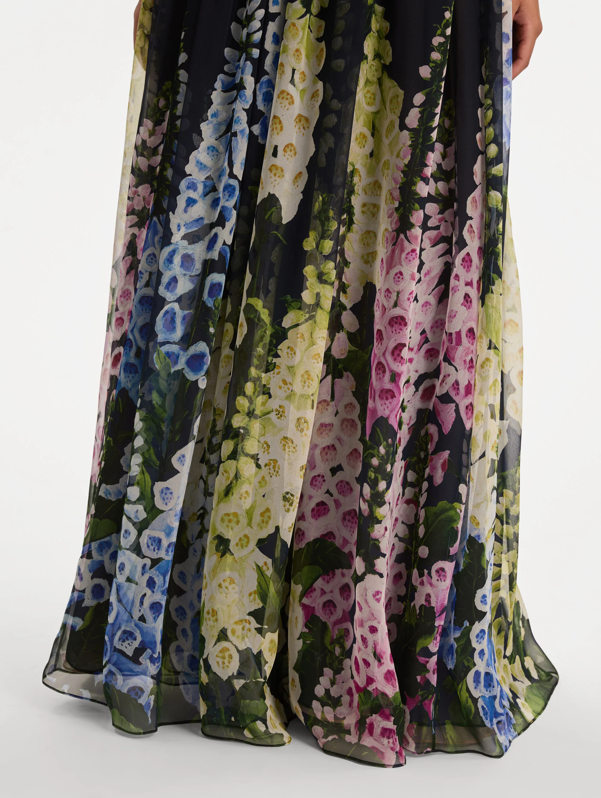 Degradé Foxglove Chiffon Gown - Image 5