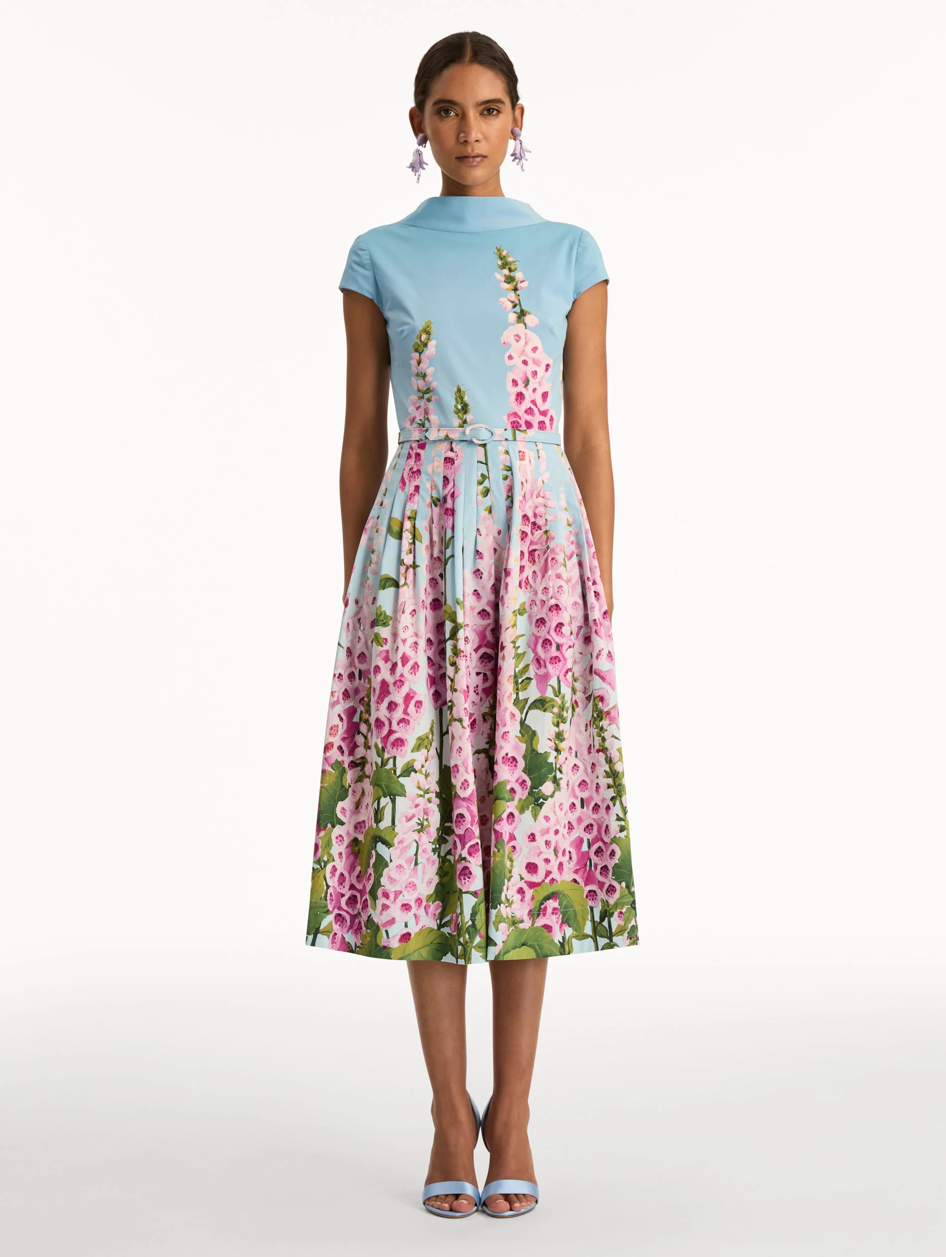 Degradé Foxglove Cotton Poplin Dress - Image 2