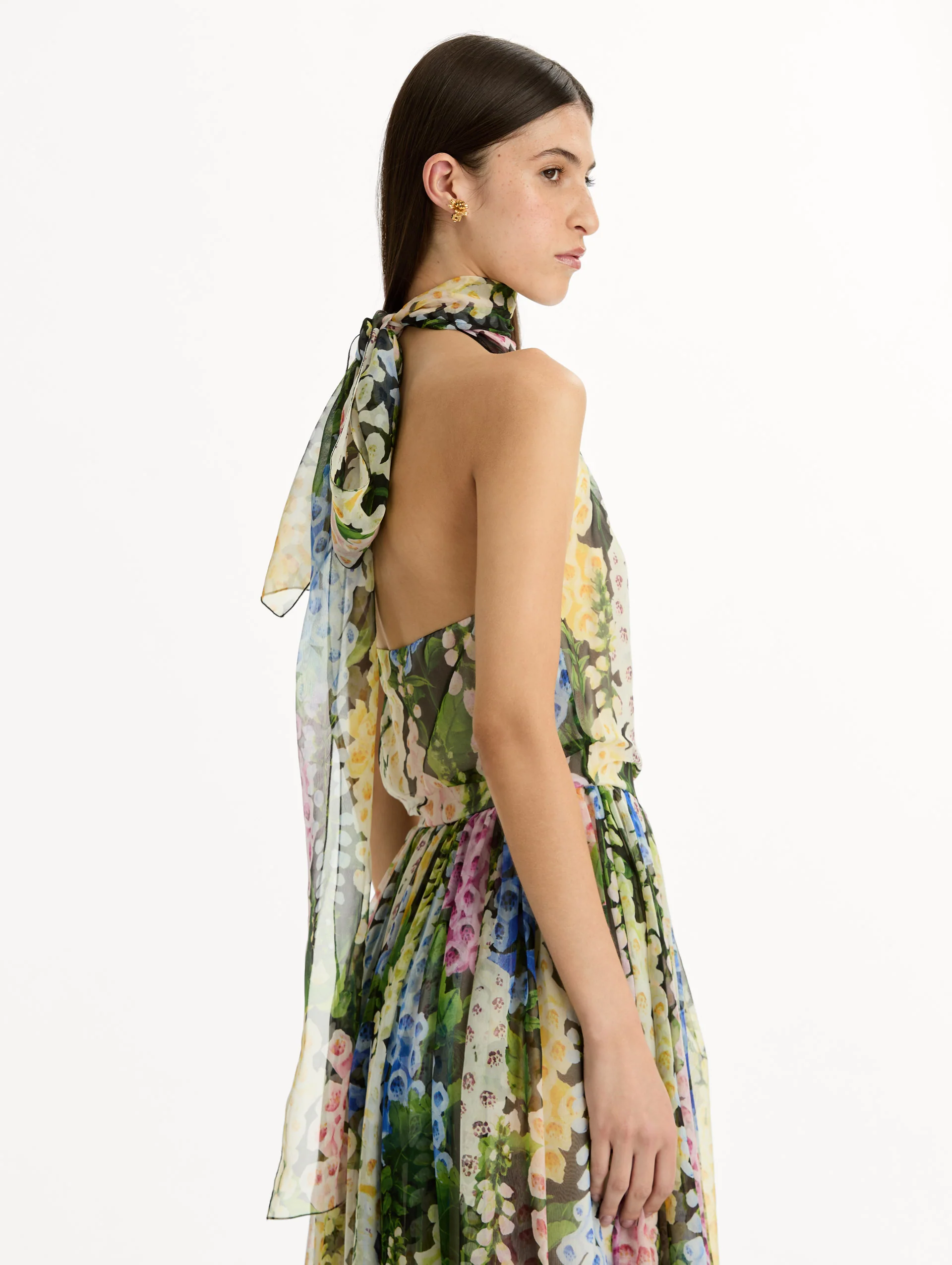 Foxglove Chiffon Gown - Image 5