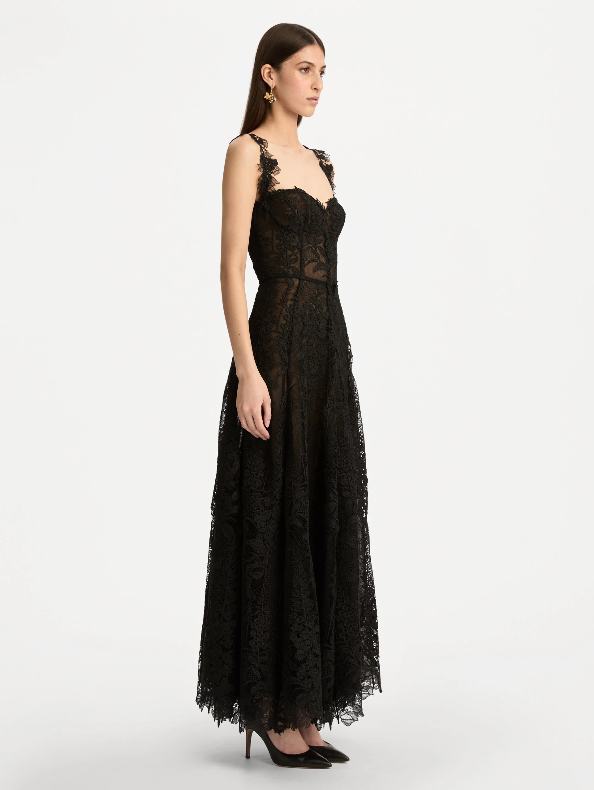Foxglove Guipure Cocktail Dress - Image 4