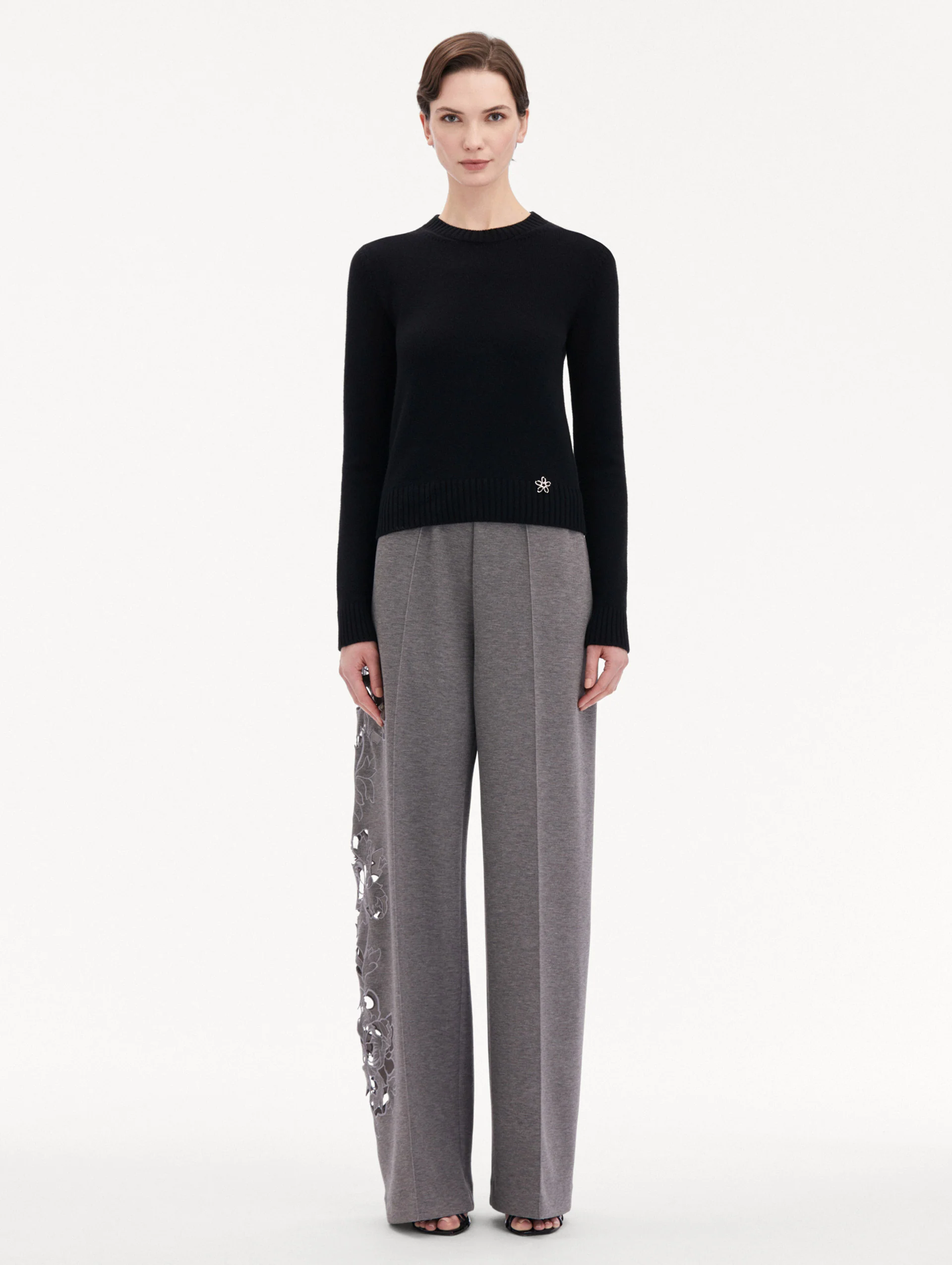 O Flower Cashmere Pullover - Image 3