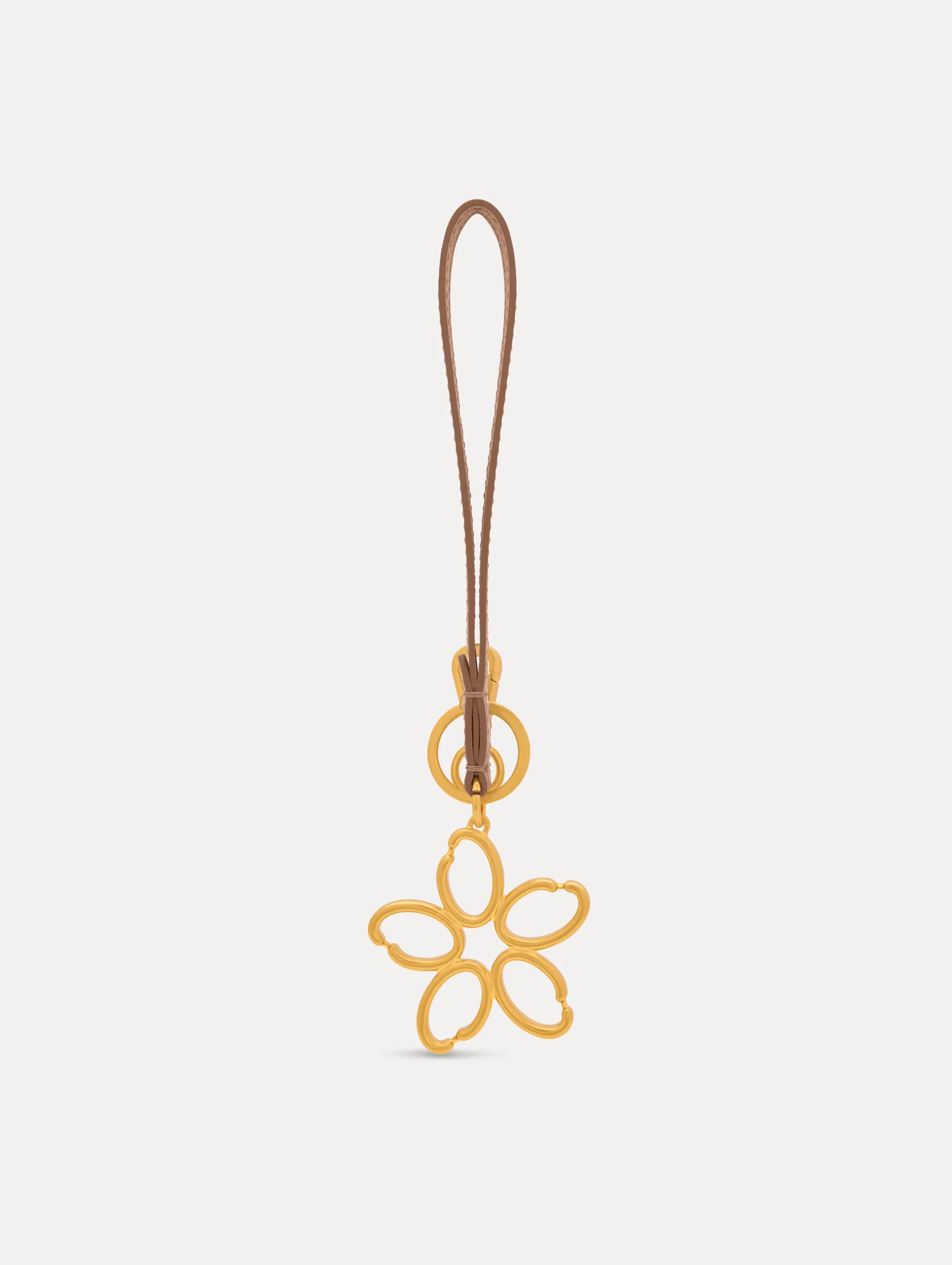 O Flower Wristlet Key Chain