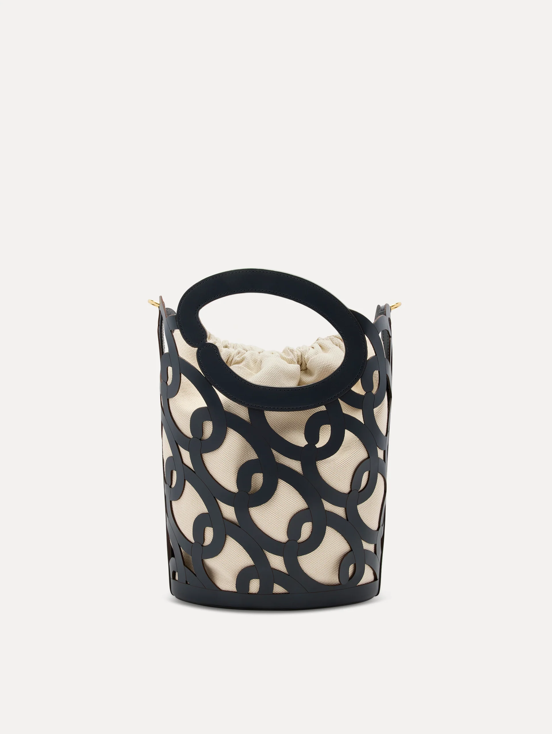 Oscar Chain-Link Leather Tote - Image 3