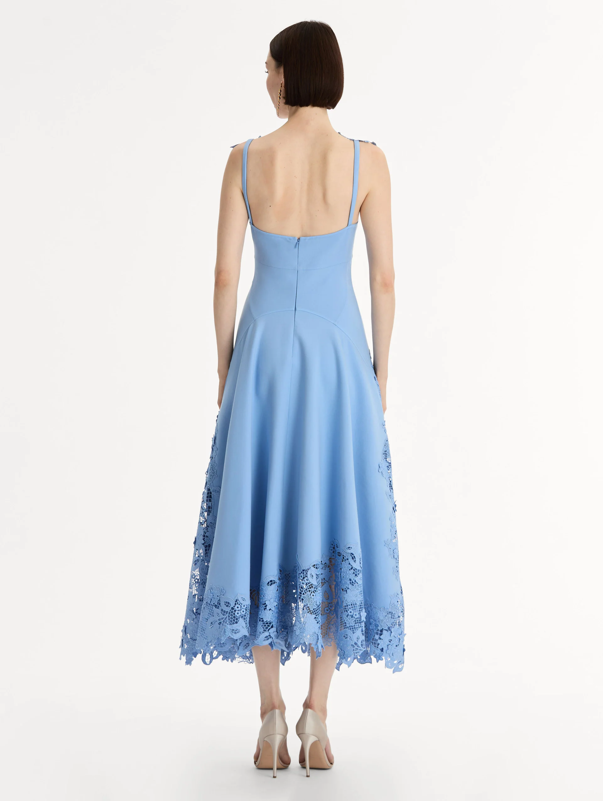 Porcelain Flower Guipure Dress - Image 3