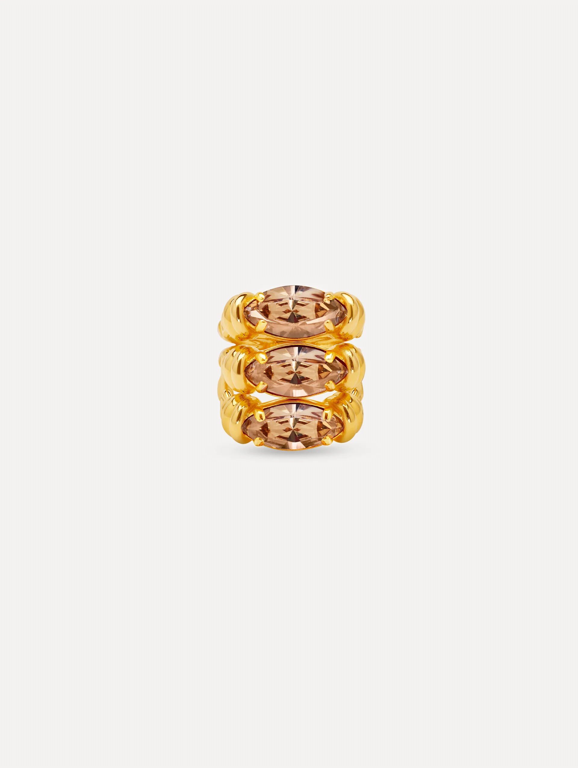 Triple Navette Ring - Image 3